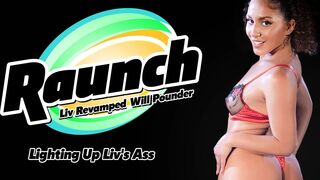 Liv Revamped interracial anal creampie with Will Pounder Сover